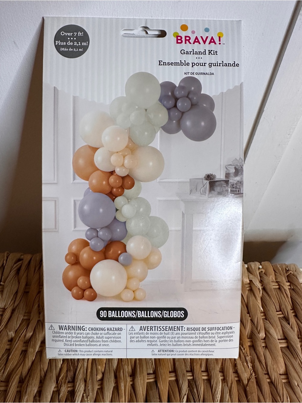 BRAVA! Neutral Pastel Balloon Garland Kit — Cream, Tan & Soft Green brand new